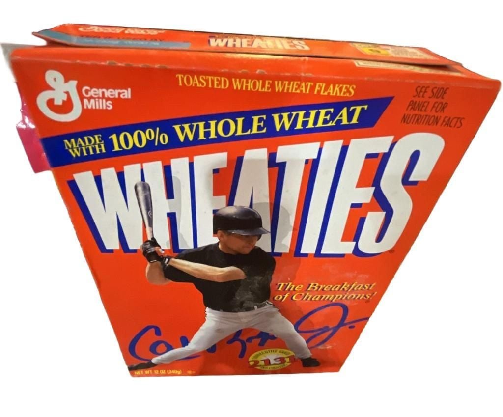 Vintage 1995 General Mills Wheaties Cereal Box - Cal Ripken Jr. Collector's Edition 2131 Consecutive Games 7