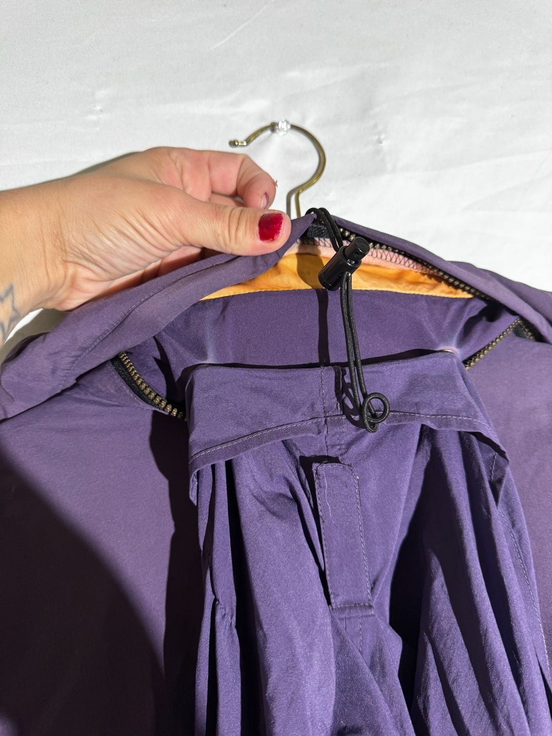 Marmot Mens Jacket Gore-Tex Nylon Shell Hiking Outdoor Purple XL  10
