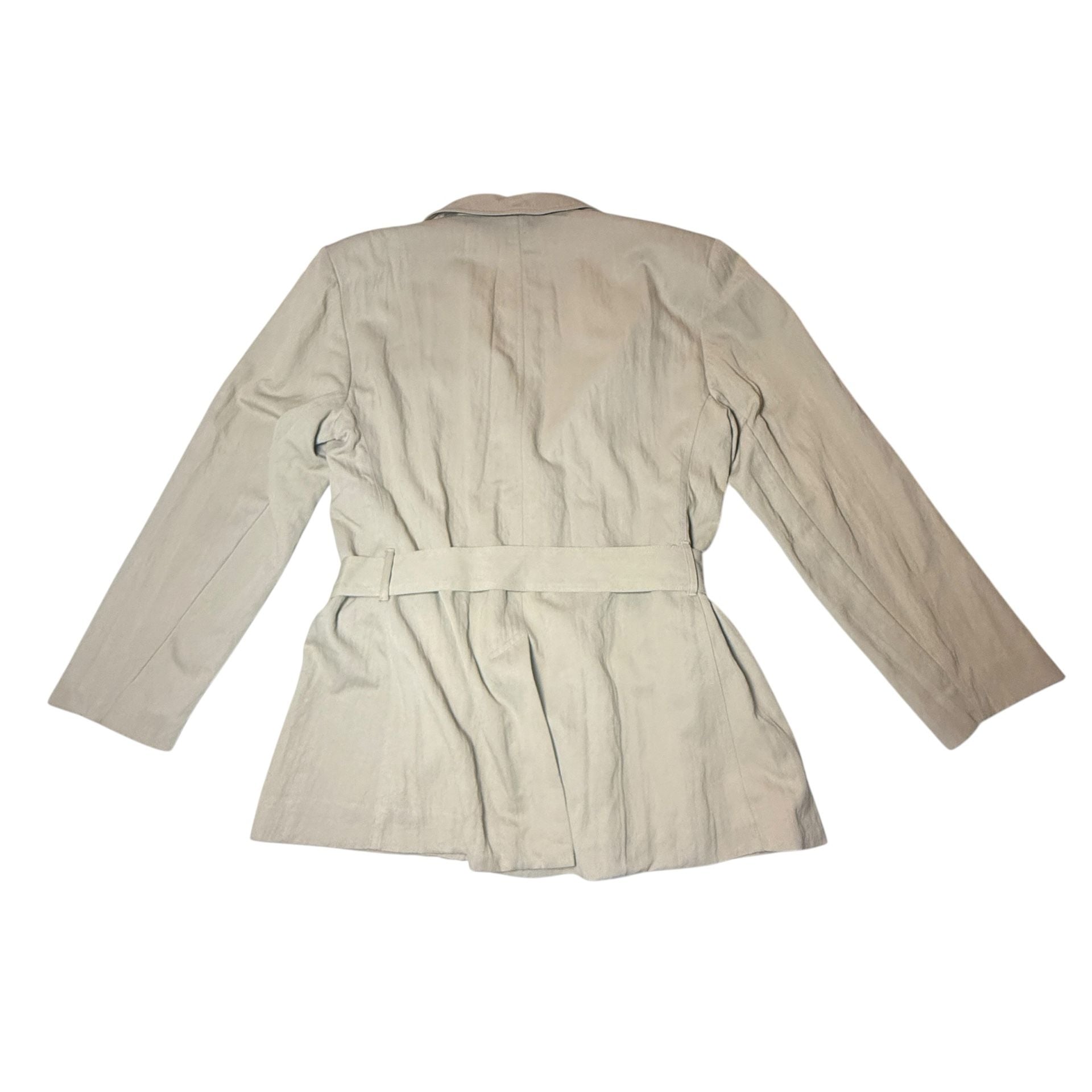 Vintage Banana Republic Safari & Travel Co. Beige Belted Utility Jacket Size L 7