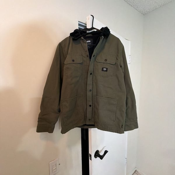Vans Drill Core Jacketnin Olive Green size S