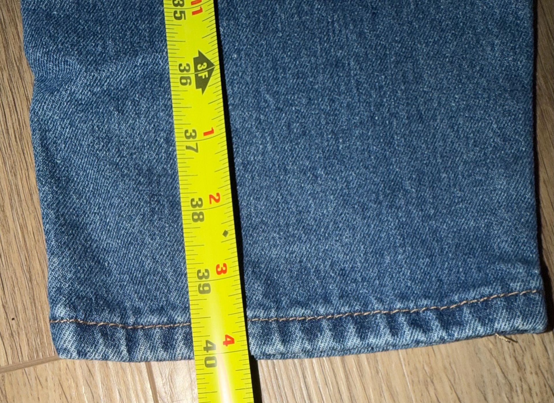 Shein High Waist Belted Jeans Blue Denim 9