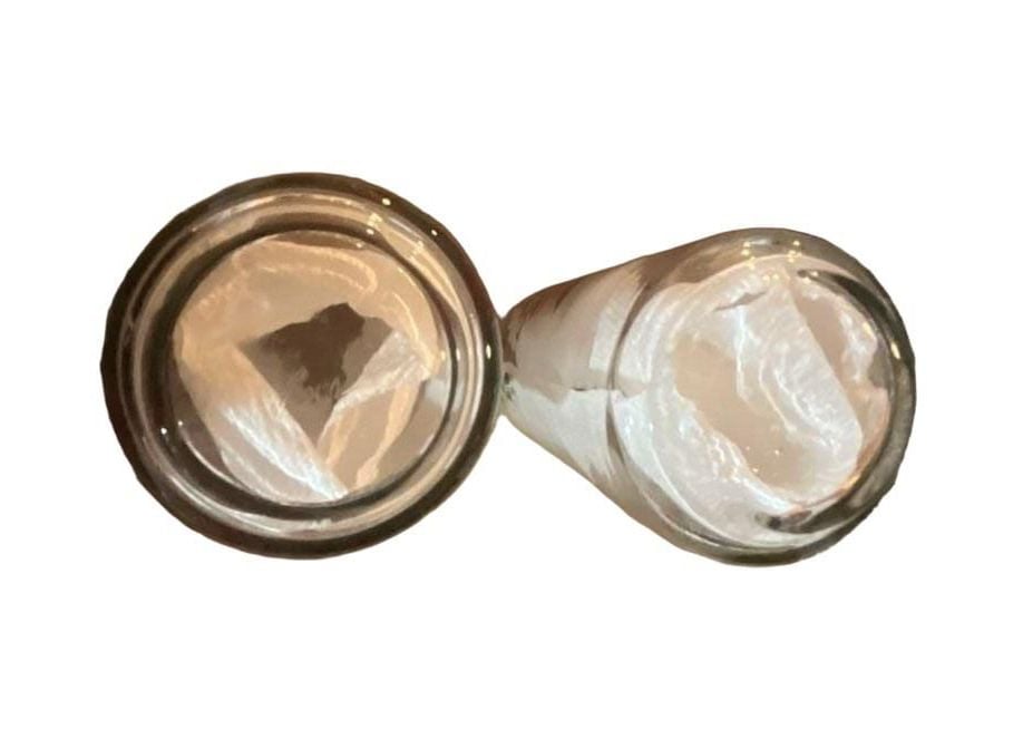 Vintage Crisa Glass Tumblers, Pink Floral Pattern, Set of 2 6