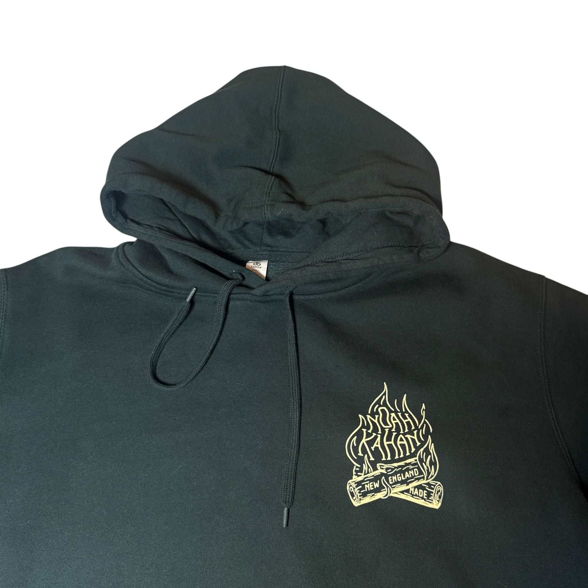 As Colour Noah Kahan Campfire Hoodie Size L Hunter Green Stencil 4