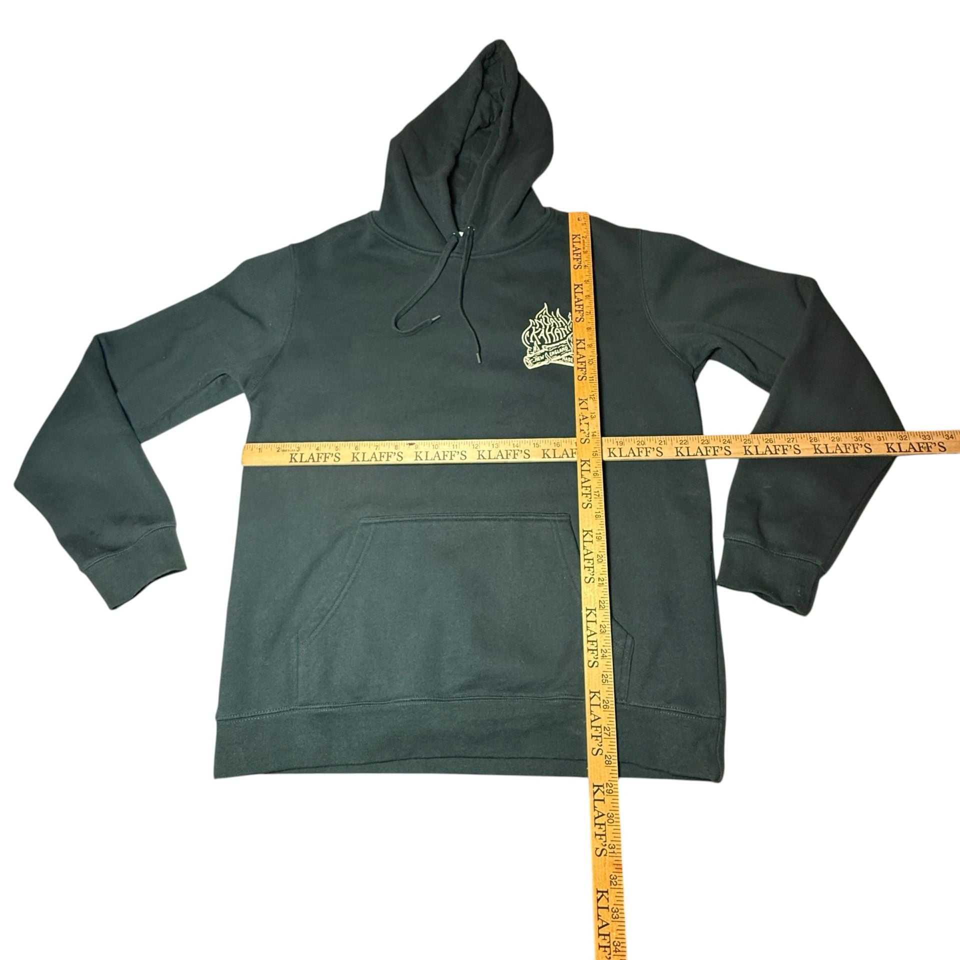 As Colour Noah Kahan Campfire Hoodie Size L Hunter Green Stencil 8