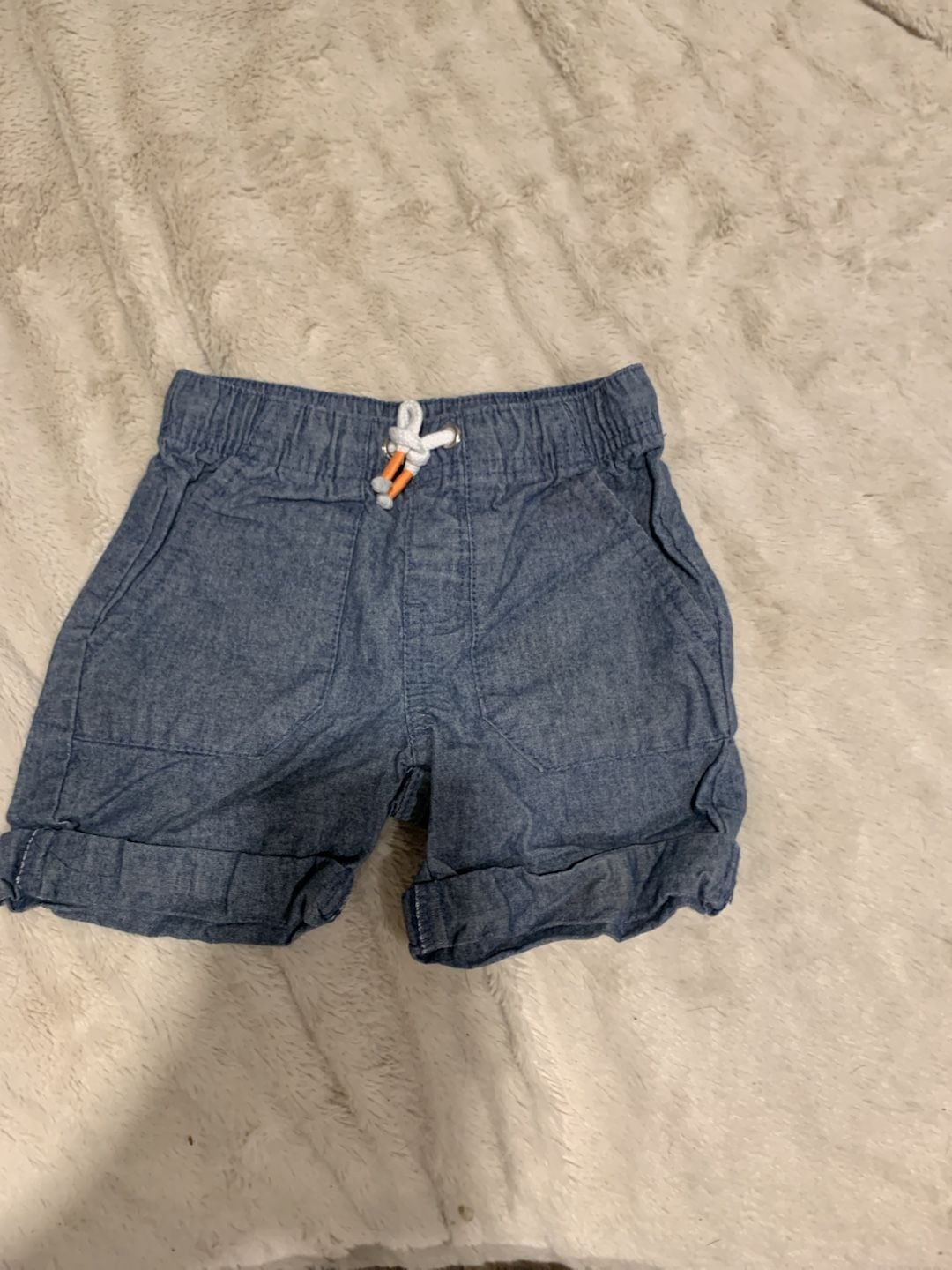 Tea Collection Chambray Sport Shorts - Indigo – Hopscotch Kids, 2