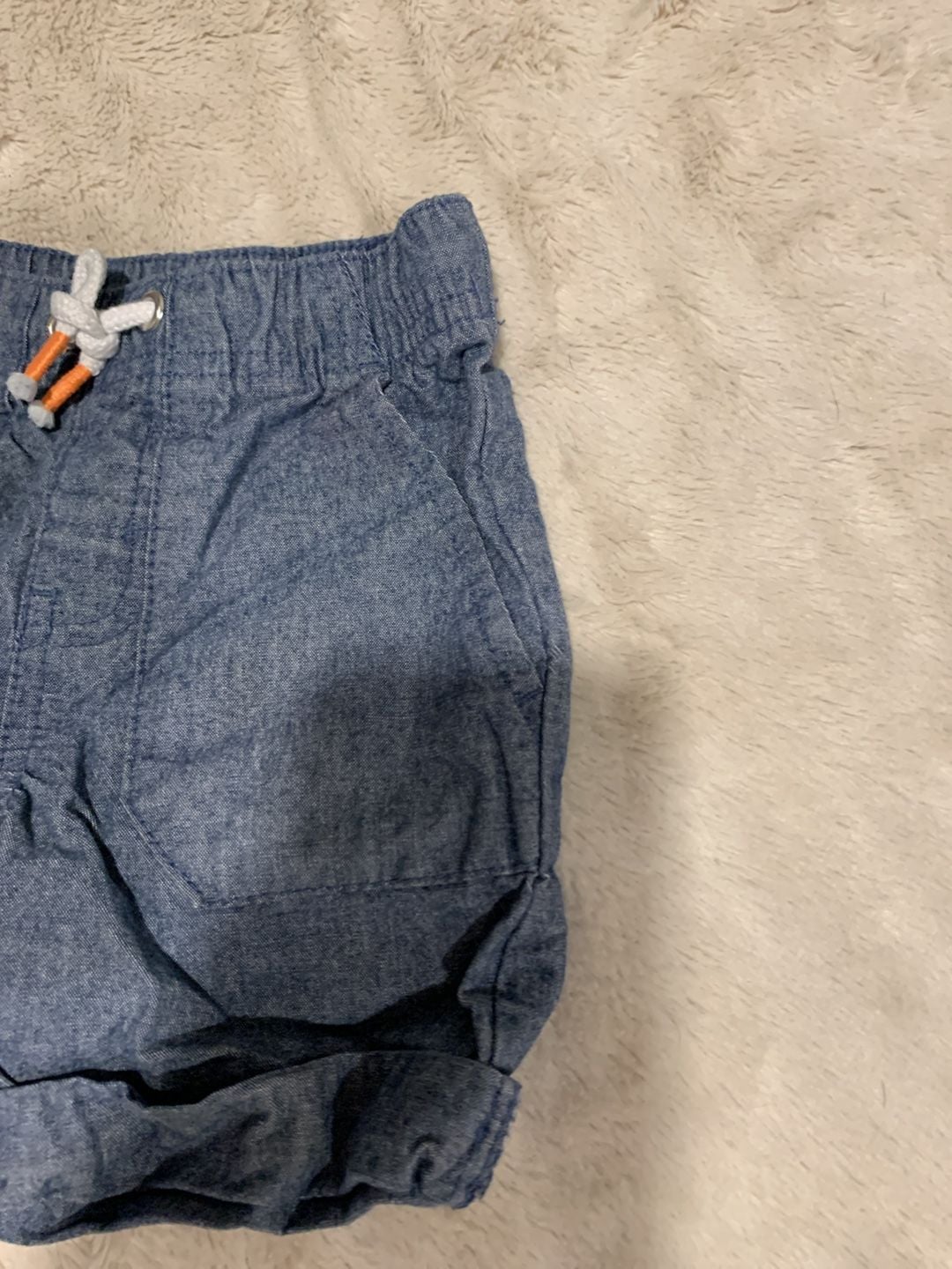 Tea Collection Chambray Sport Shorts - Indigo – Hopscotch Kids, 3