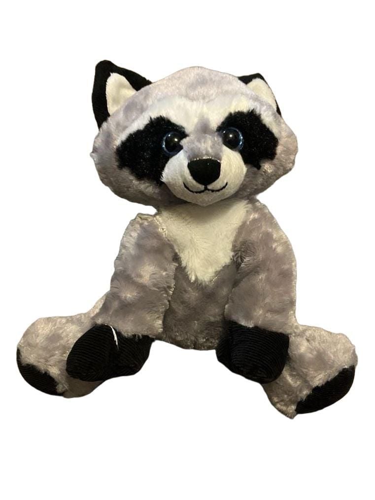 First & Main Sitting Floppy Friends Raccoon Plush Toy, 7"" H - .com 1