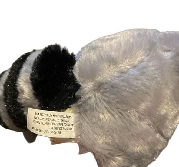 First & Main Sitting Floppy Friends Raccoon Plush Toy, 7"" H - .com 7