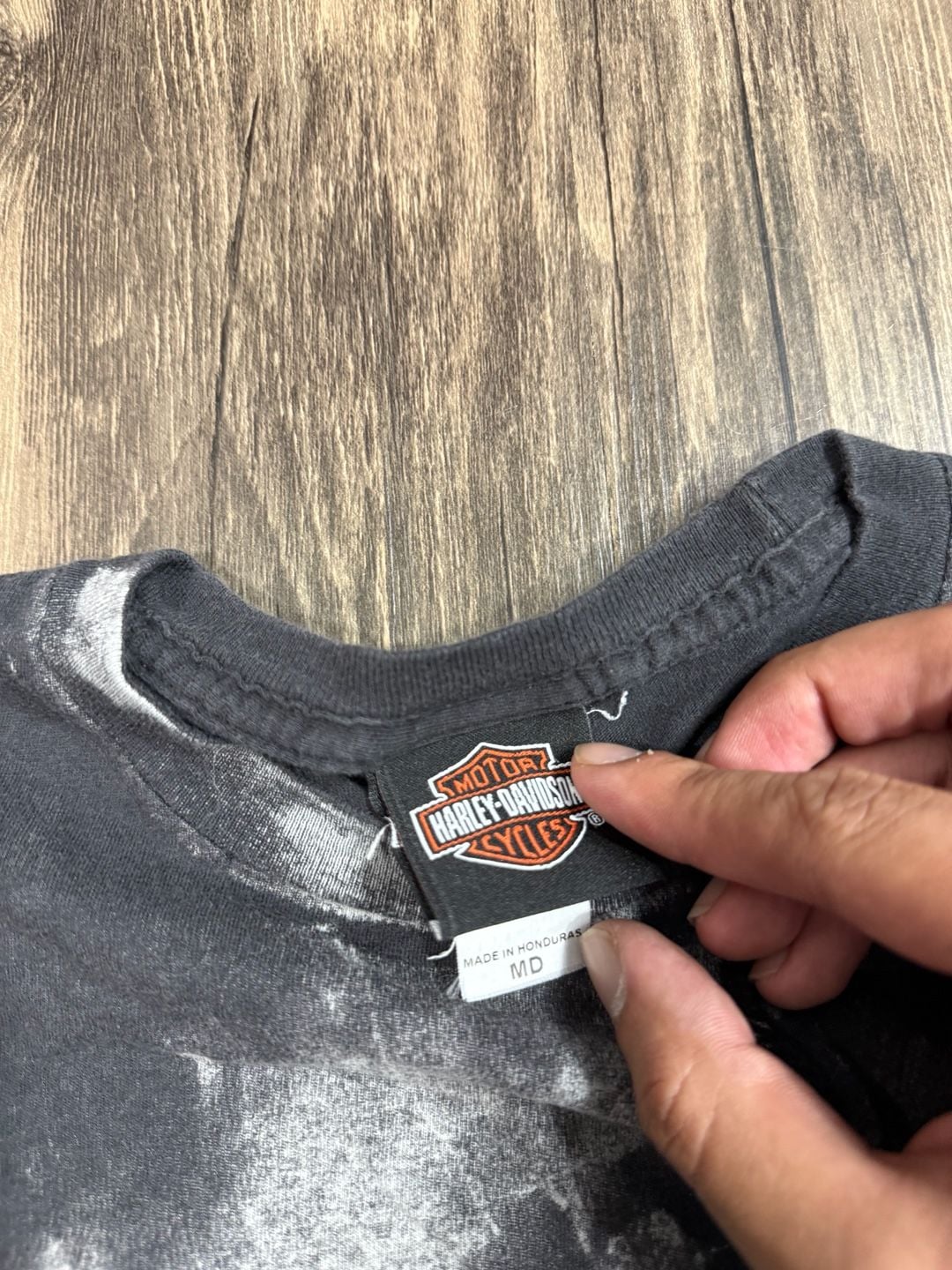 Y2K Grunge Style Flame Harley-Davidson T-Shirt 3
