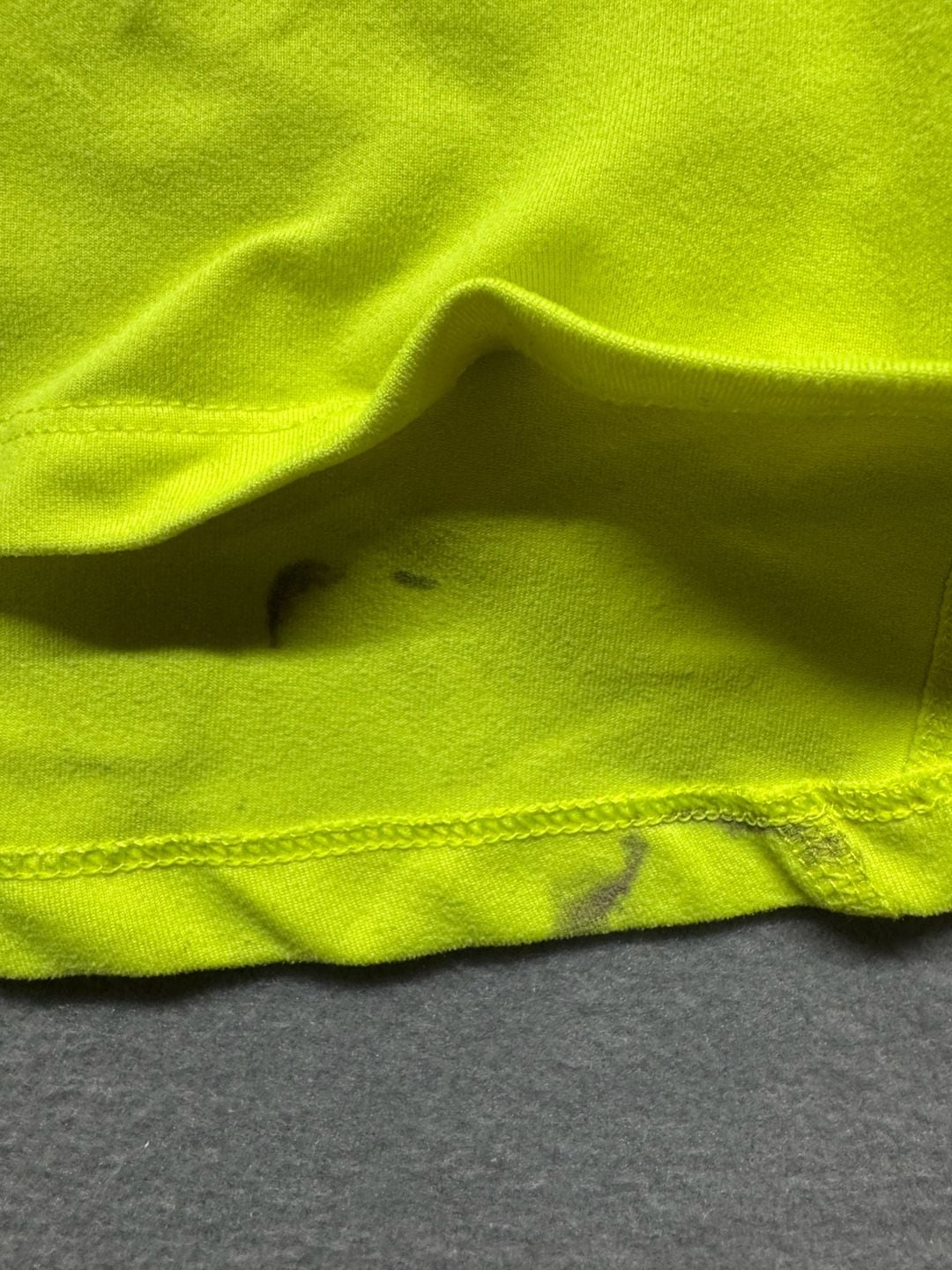 Nike Element Dri-Fit 1/2 Zip Pullover Size M Neon Yellow 12
