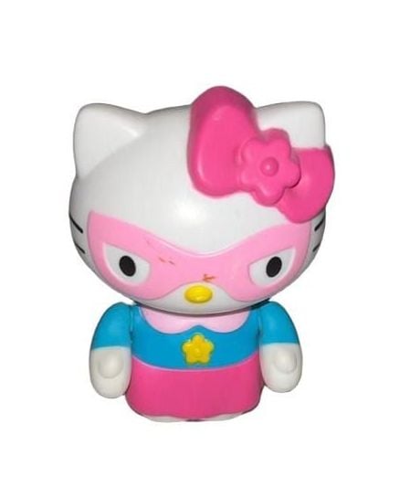 2019 McDonalds Happy Meal Hello Kitty Superhero Pink Mask Figurine 1