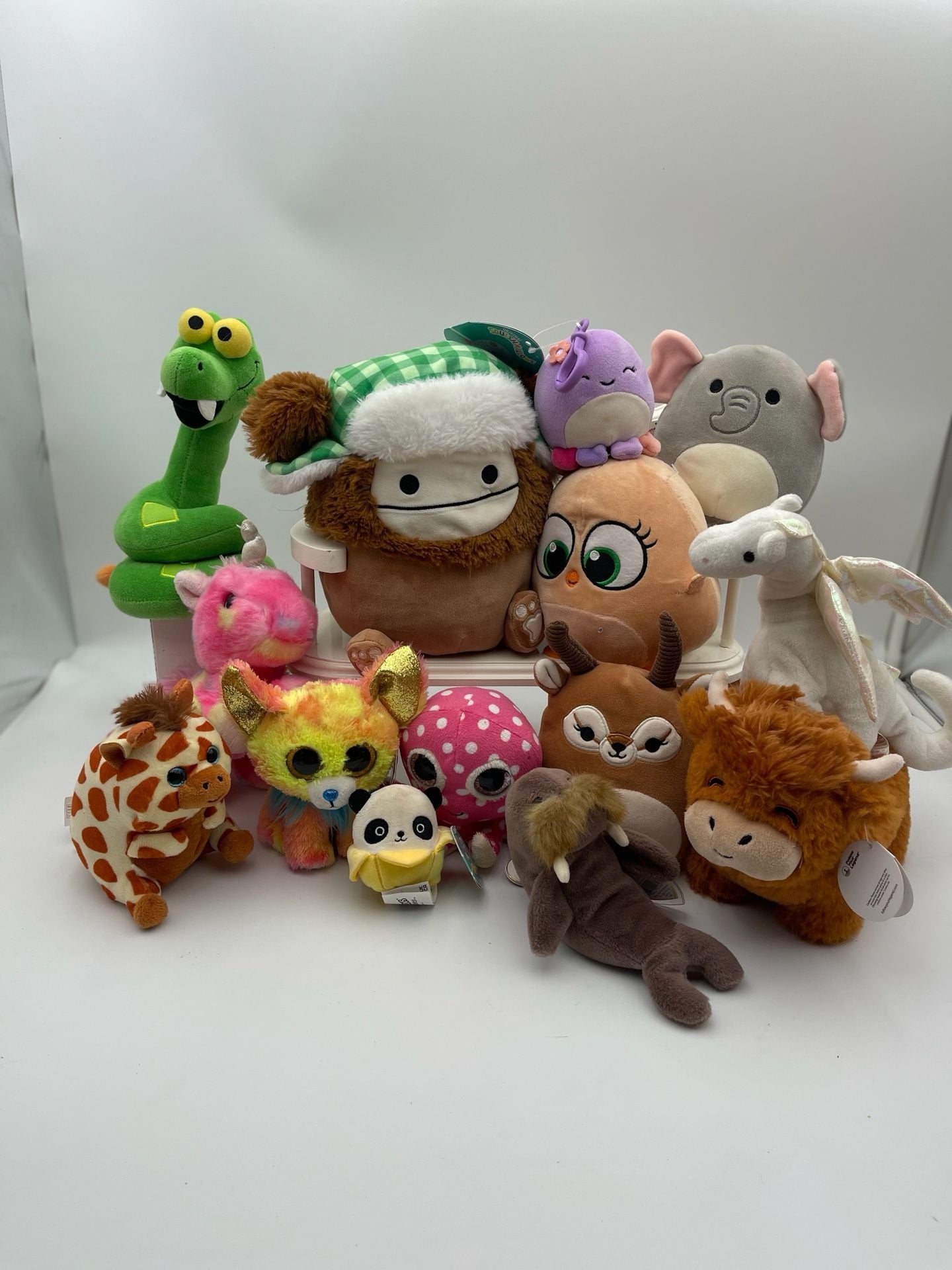 Squishmallows and other Assorted Plush Lot Toy Collection 2