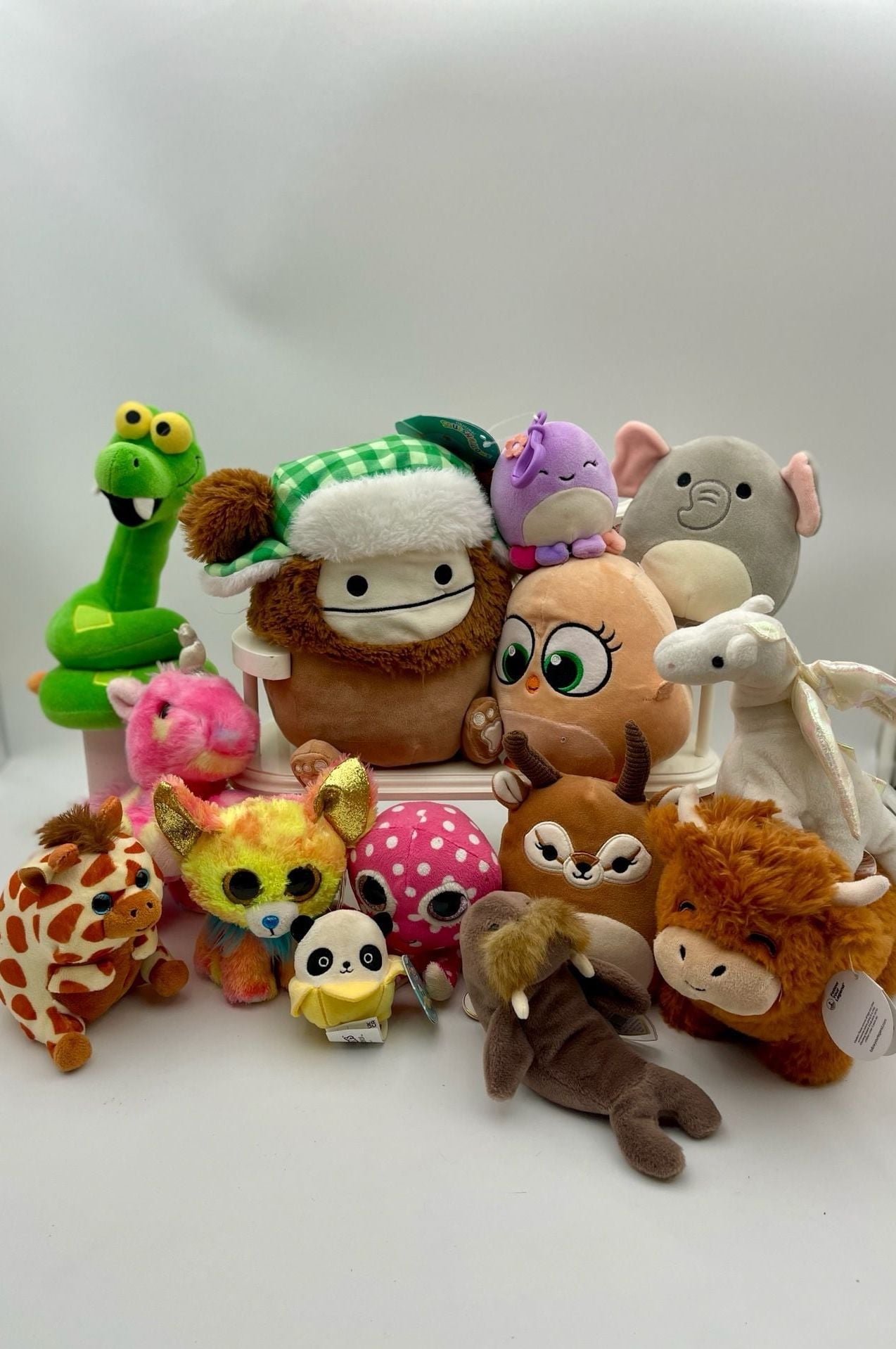 Squishmallows and other Assorted Plush Lot Toy Collection 1