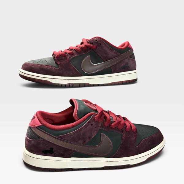 Nike SB Dunk Low Riot Skateshop Mahogany Dark Beetroot - 9.5M