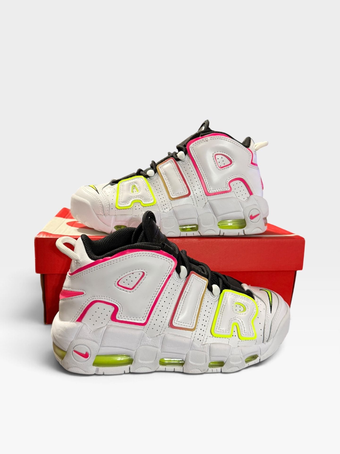 Nike Air More Uptempo Electric White Multi - 7W 2
