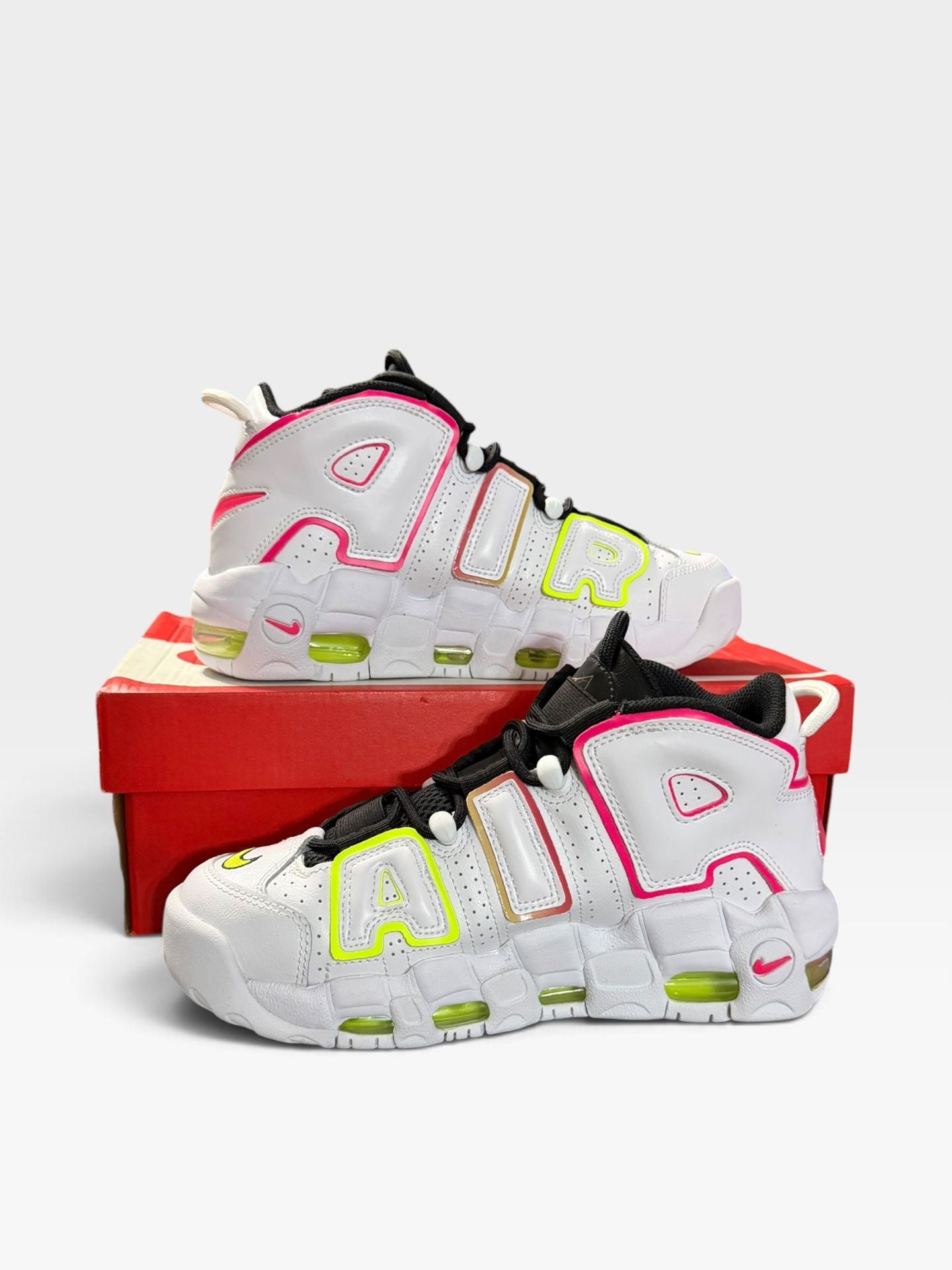Nike Air More Uptempo Electric White Multi - 7W 3