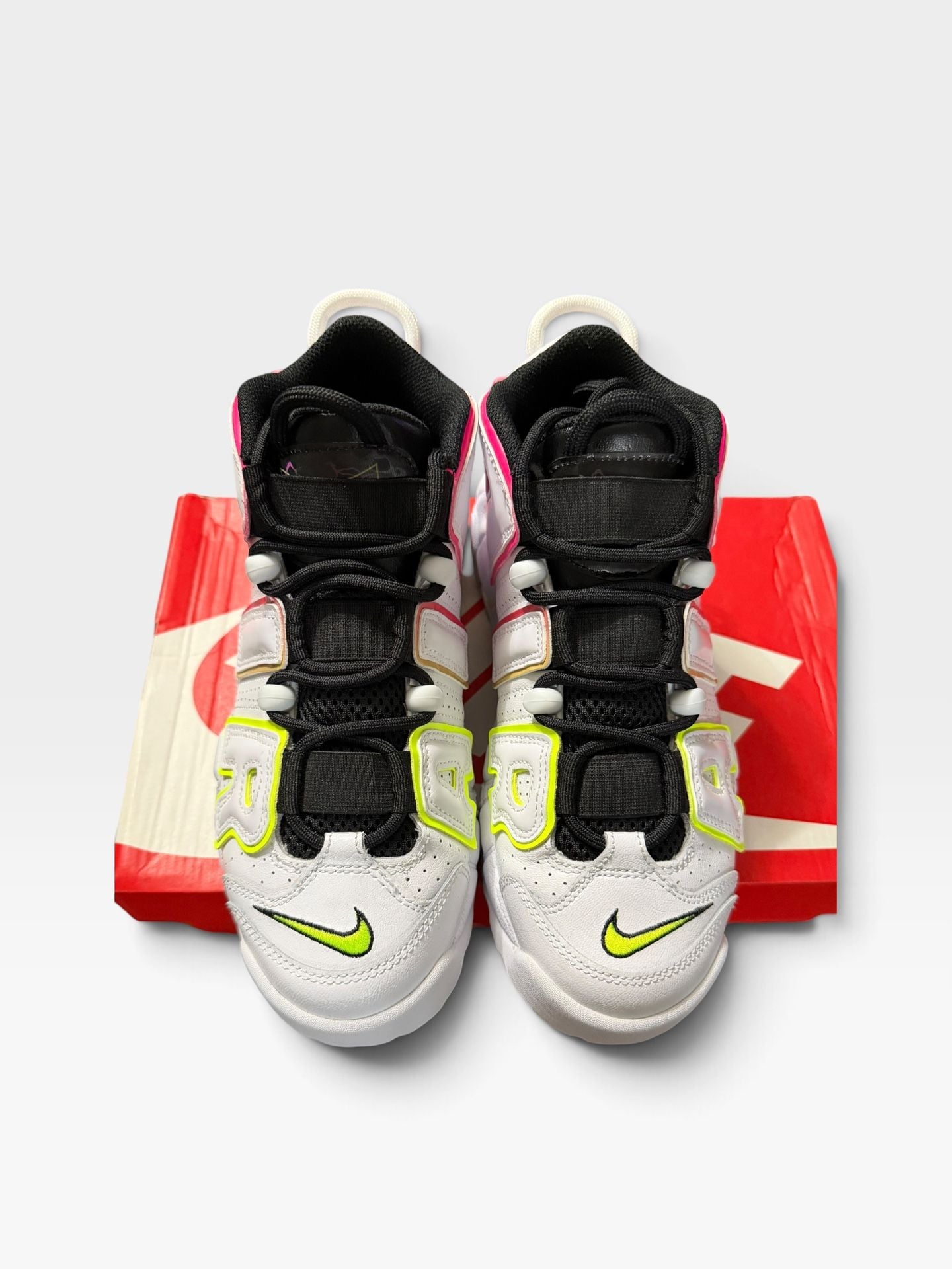 Nike Air More Uptempo Electric White Multi - 7W 5