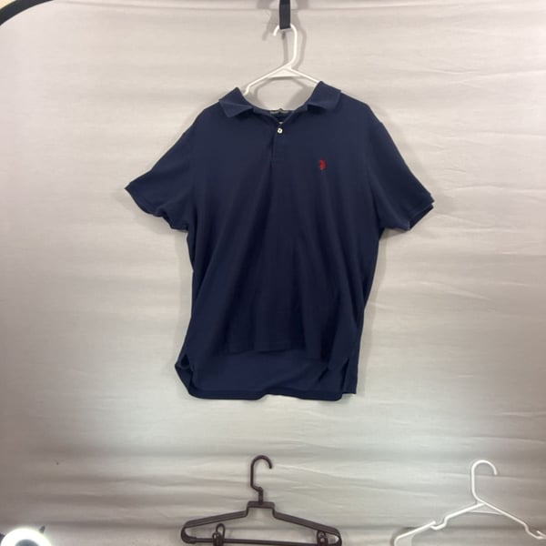 U.S. Polo Assn. Performance Pique Polo Size XL Navy Blue