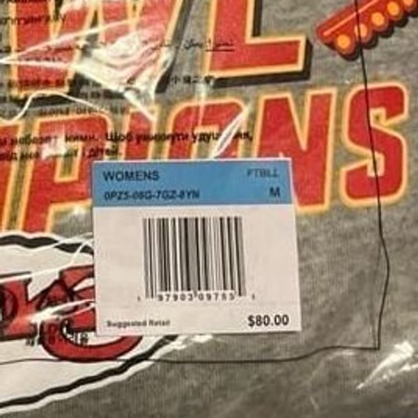 Nike Kansas City Chiefs Super Bowl LVIII Champions Hoodie - Women's Size M - New