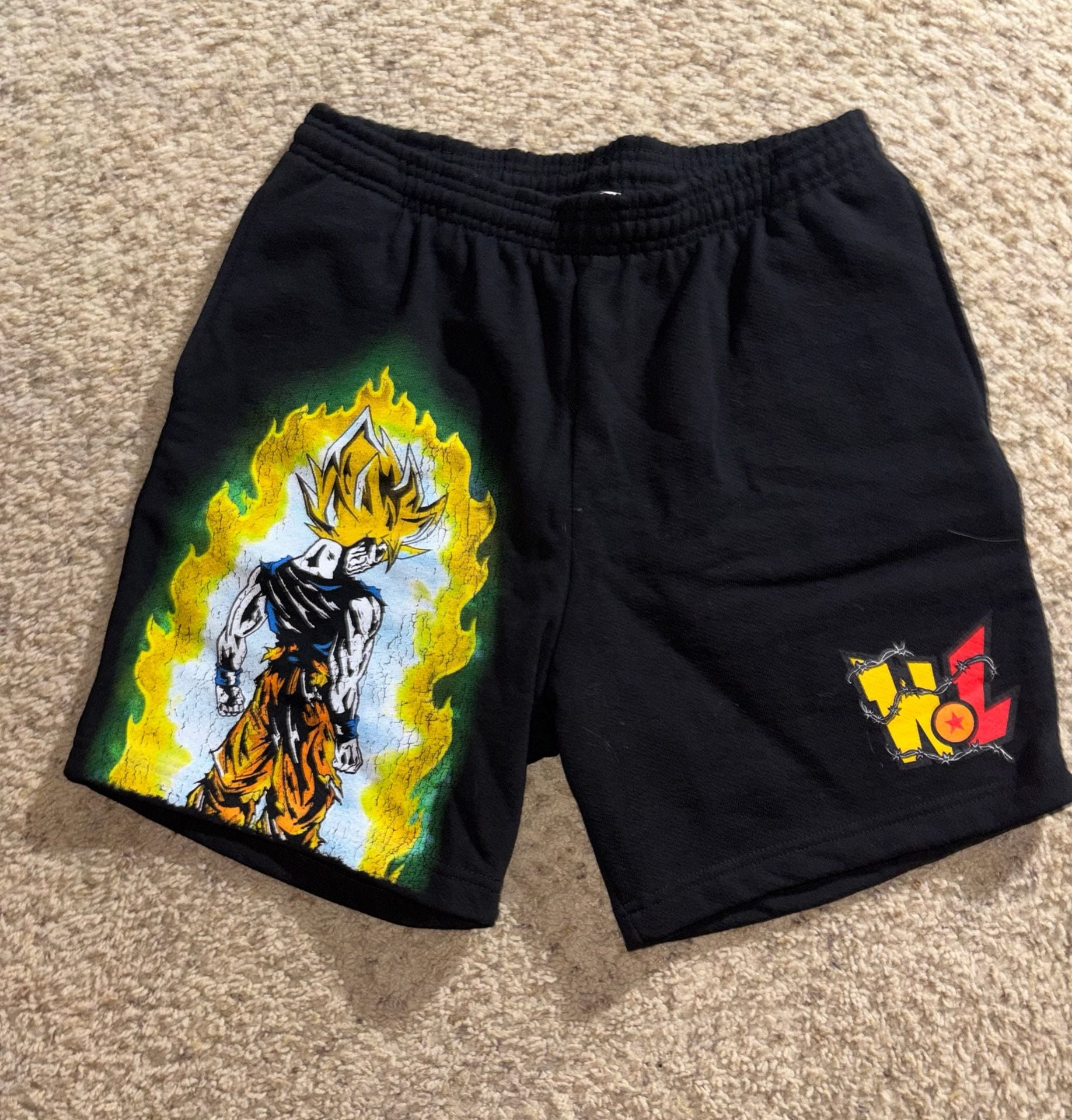 Warren Lotas Dragon Ball Z Goku Super Saiyan Power Up Mode Shorts 2