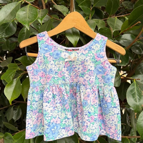 Vintage Jump Floral Peplum Top