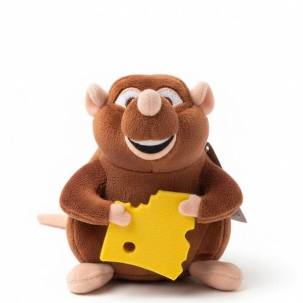 Disney Emile Ratatouille Shoulder Magnet Plush 6 Inches Brown NWT