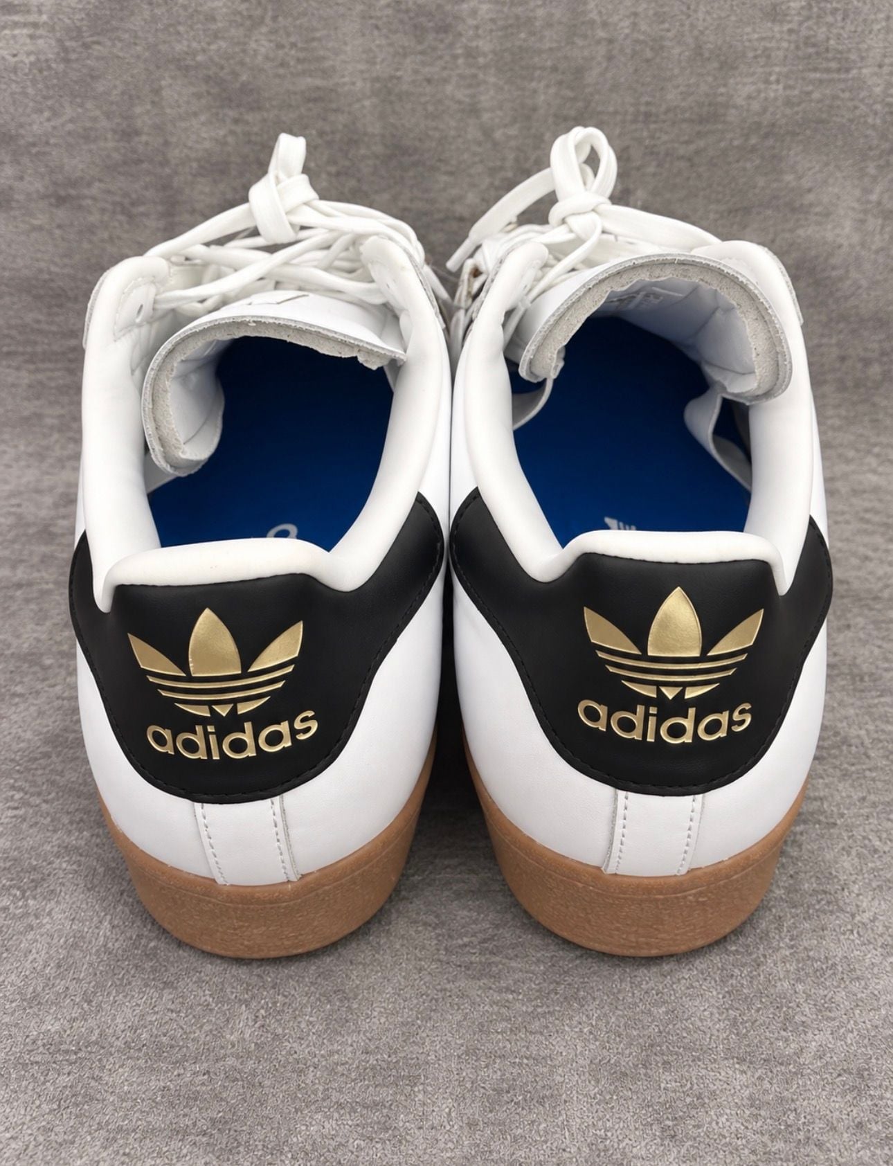 Adidas Superstar Adv Size 7.5 Men Footwear White Gum Skateboarding Shoes 9