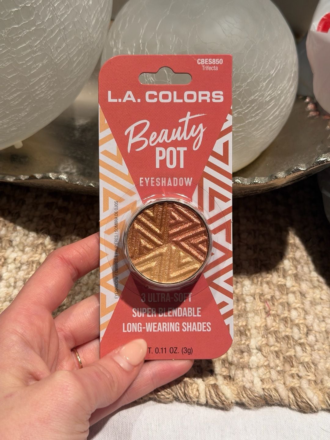L.A. Colors Beauty Pot Eyeshadow Trifecta CBES850 New 1