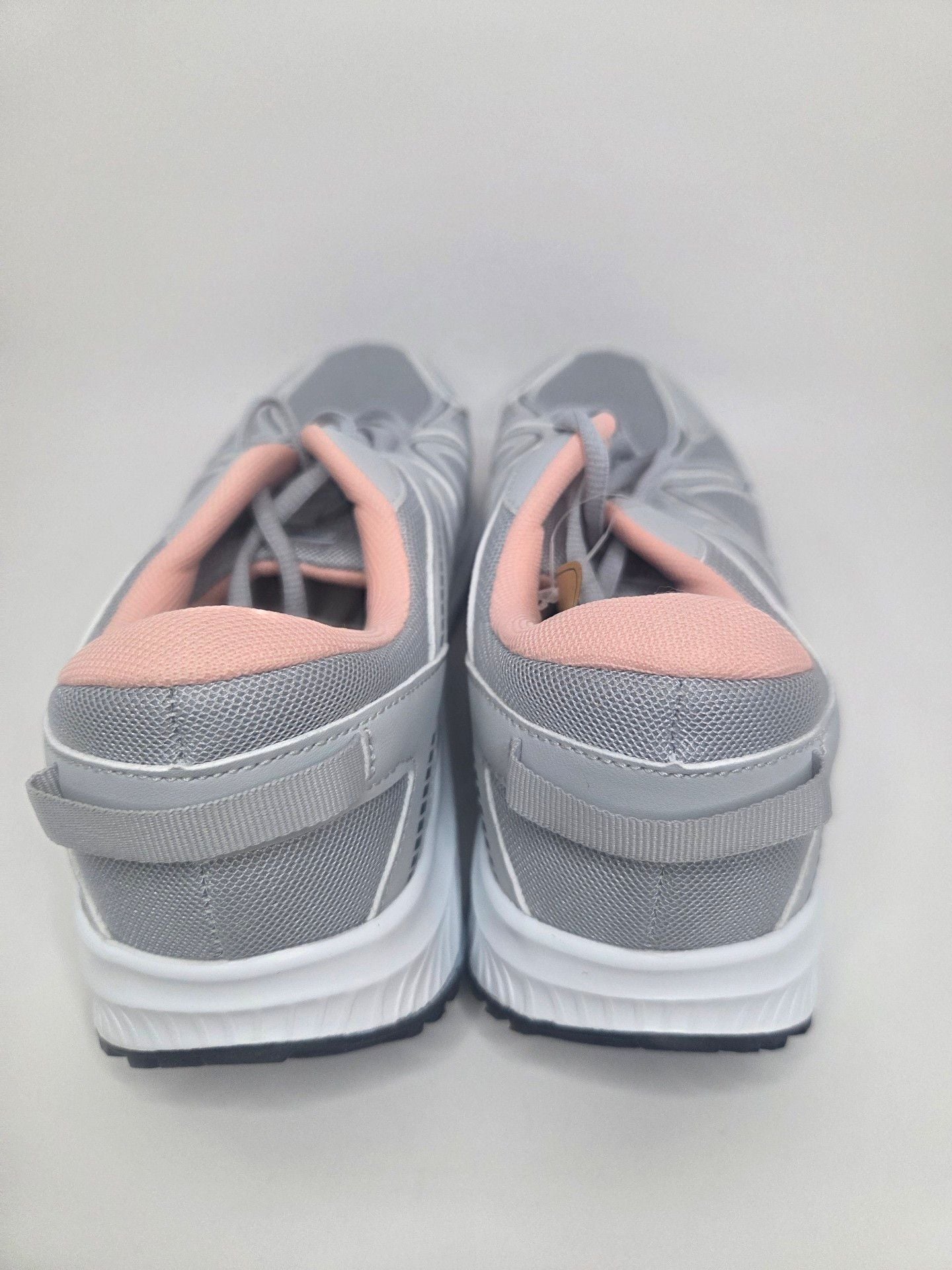 Autper Womens Walking Shoes Size 10.5 Gray Pink Orthotic Sneakers 4