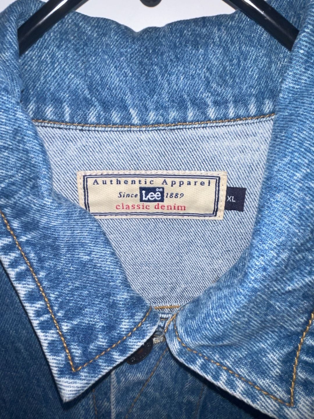 VTG LEE Denim Collection Jean Jacket Barona Resort & Casino Valley Ranch Size XL 5