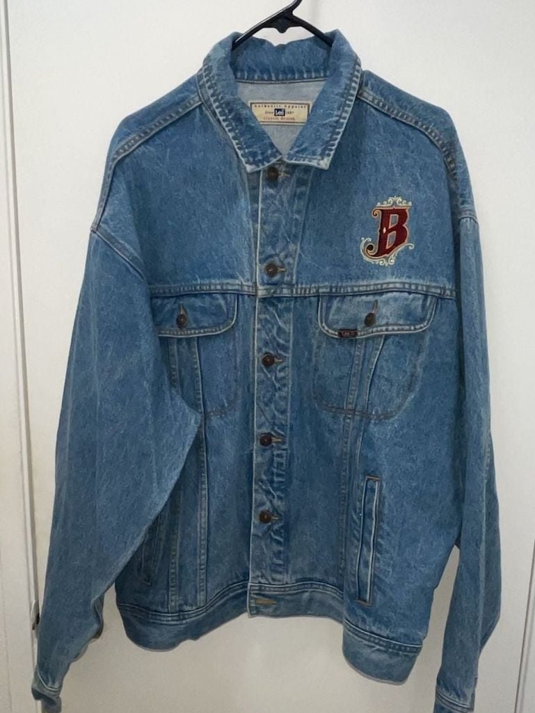 VTG LEE Denim Collection Jean Jacket Barona Resort & Casino Valley Ranch Size XL 2