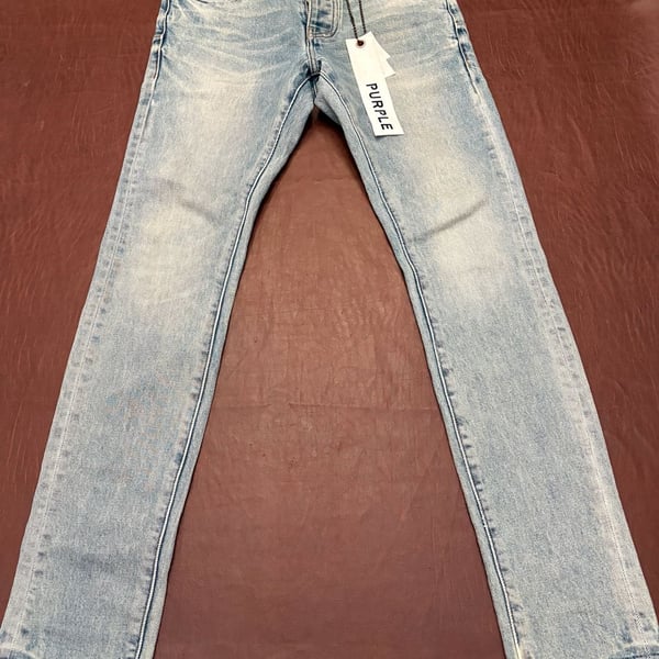 Purple Brand Men's Slim Fit Denim Jeans Light Wash P001 Size 30