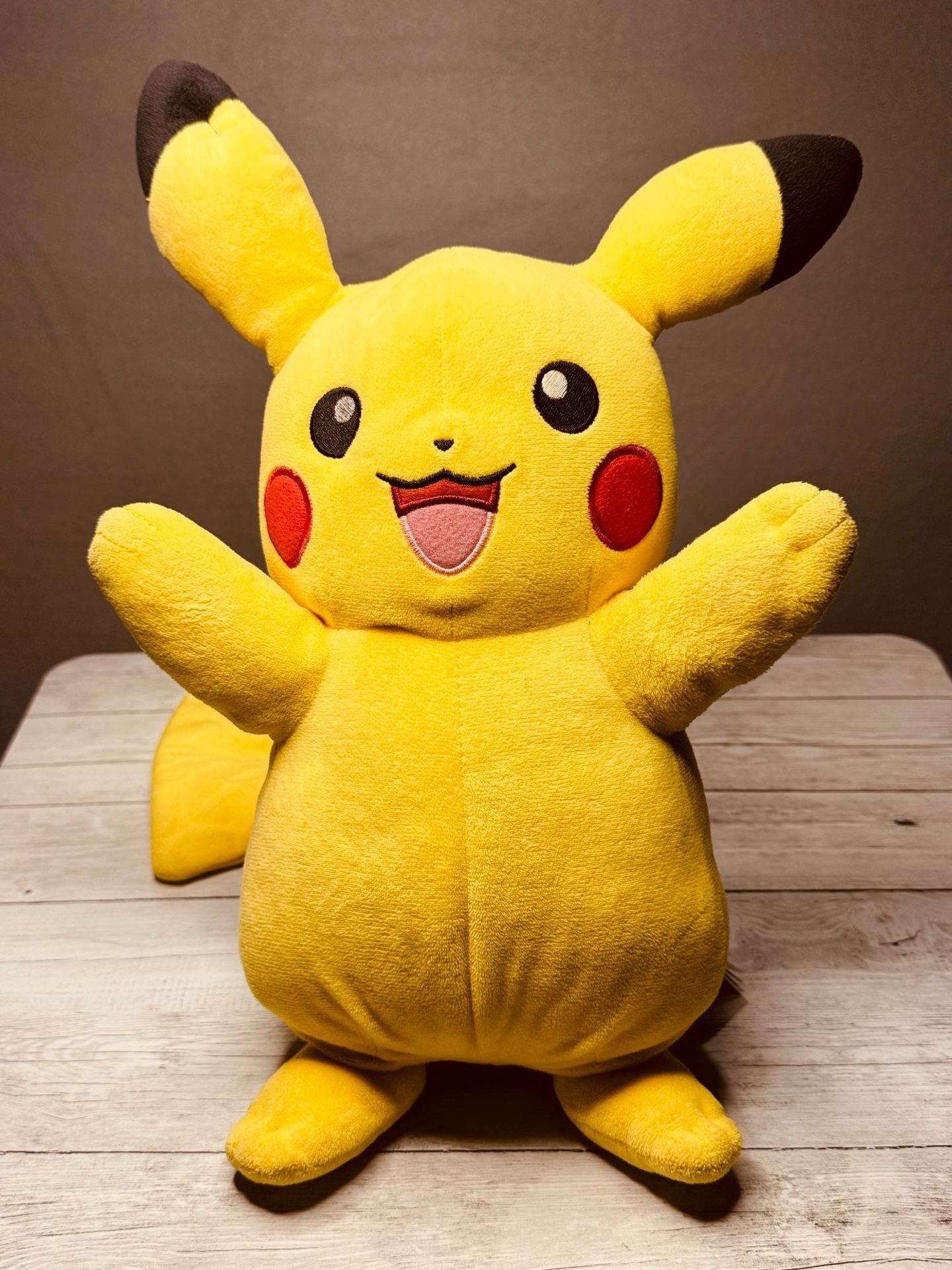 Wicked Cool Toys Pokemon Pikachu Plush Toy Stuffed Animal 12 Inch 1