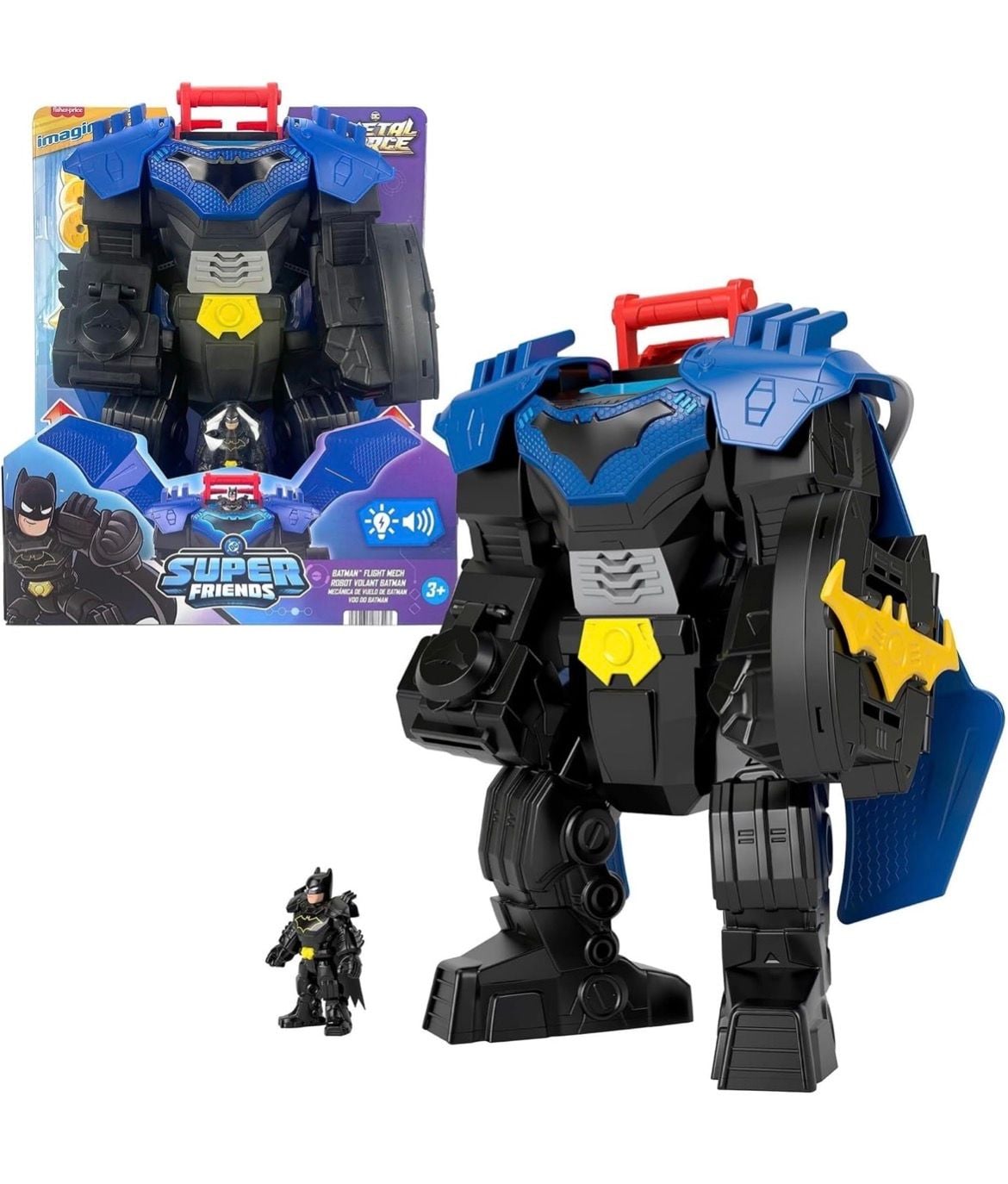 Fisher-Price Imaginext DC Super Friends Batman Flight Mech Toy JDL03 1