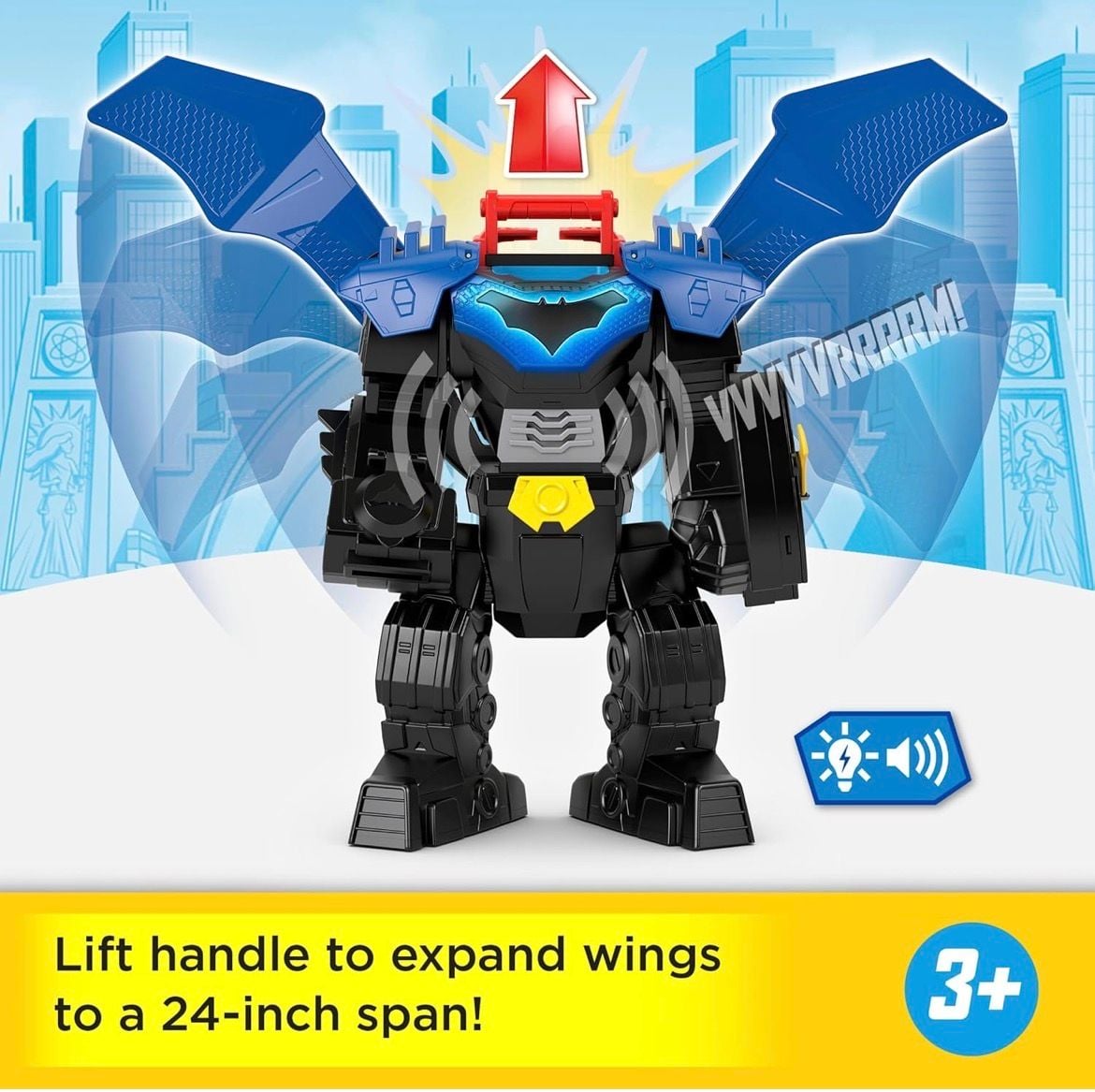 Fisher-Price Imaginext DC Super Friends Batman Flight Mech Toy JDL03 2