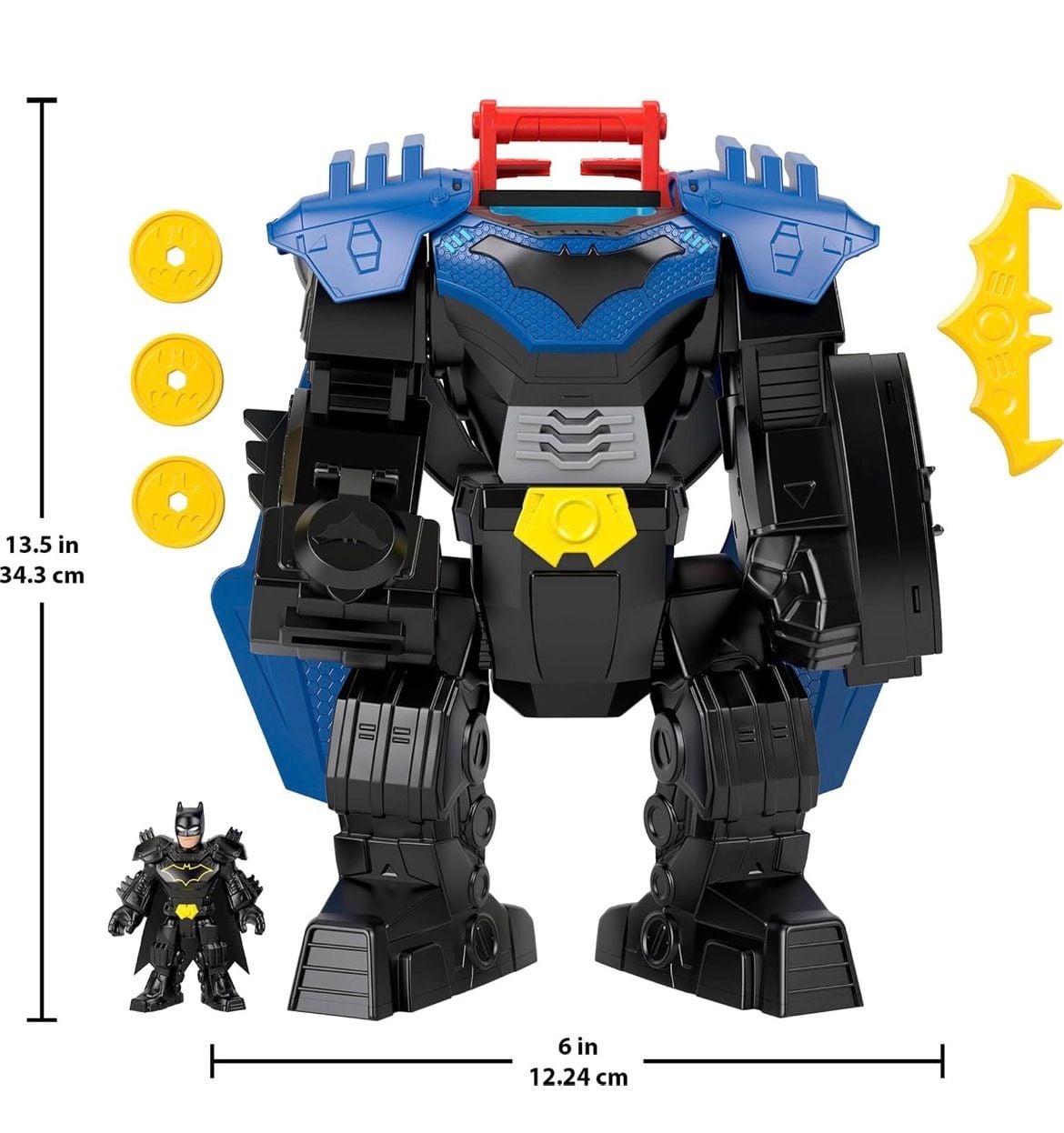 Fisher-Price Imaginext DC Super Friends Batman Flight Mech Toy JDL03 4