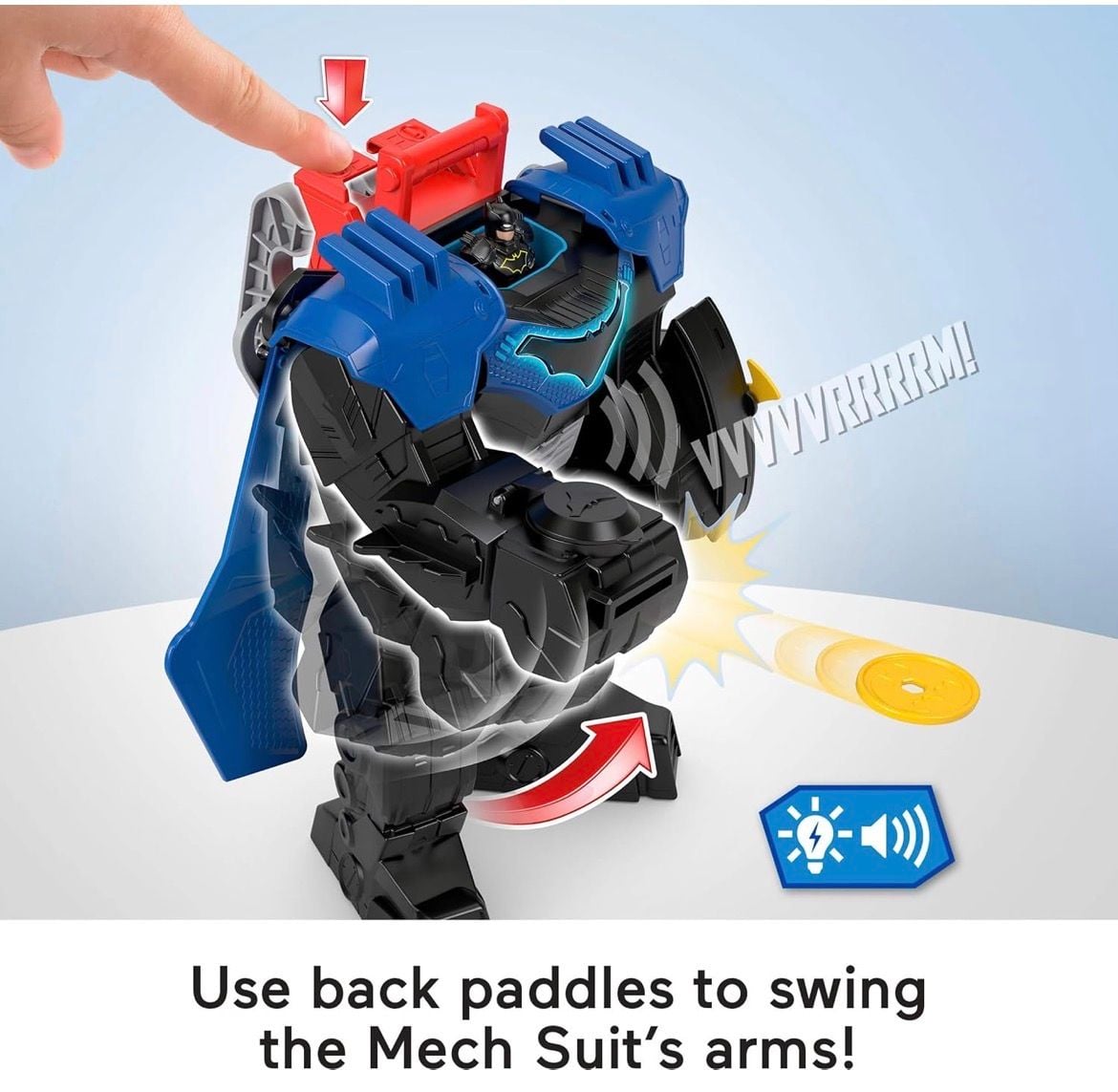 Fisher-Price Imaginext DC Super Friends Batman Flight Mech Toy JDL03 6