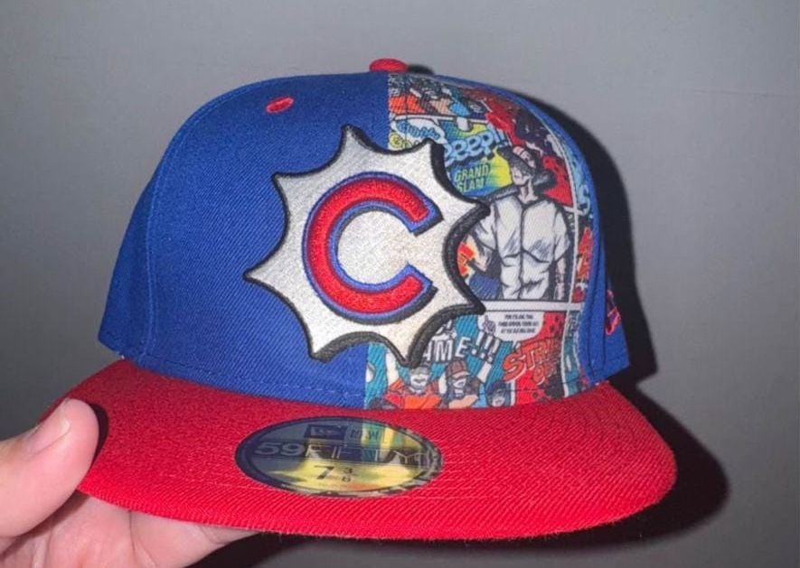 Chicago Cubs 2025 Diamond Hero Edition 59FIFTY Fitted Hat Size 7 3/8 2
