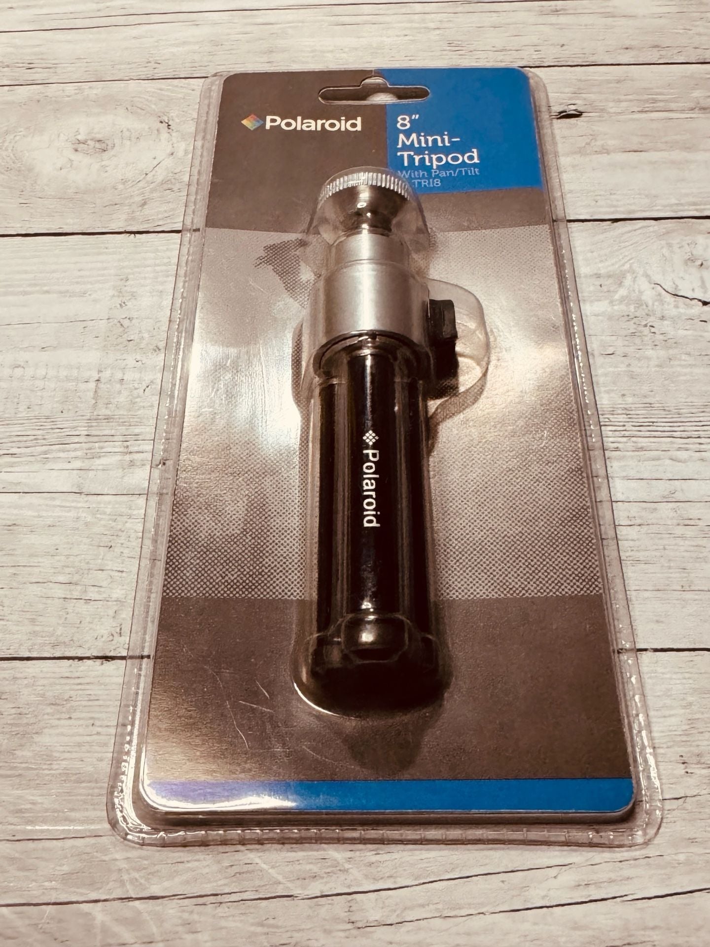 Polaroid 8 Mini-Tripod With Pan/Tilt PLTRI8 1