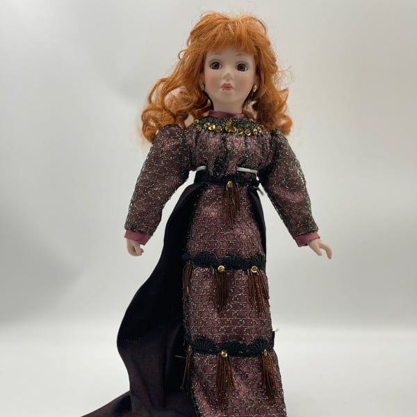 Celeste Angel Of Good Will Franklin Heirloom Porcelain Doll A-5825 Limited Lot E