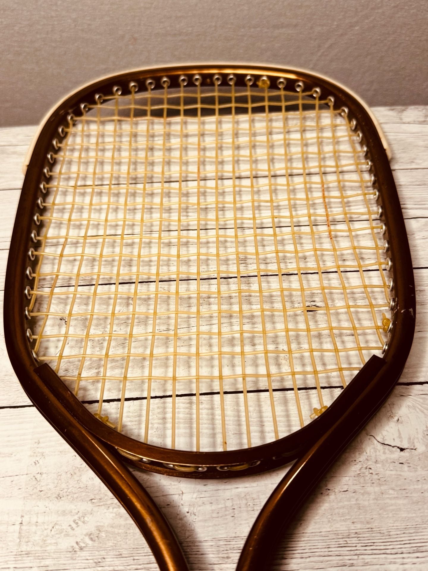 S.S.II Size 4 1/4 Racquetball Racket Brown Vintage 4