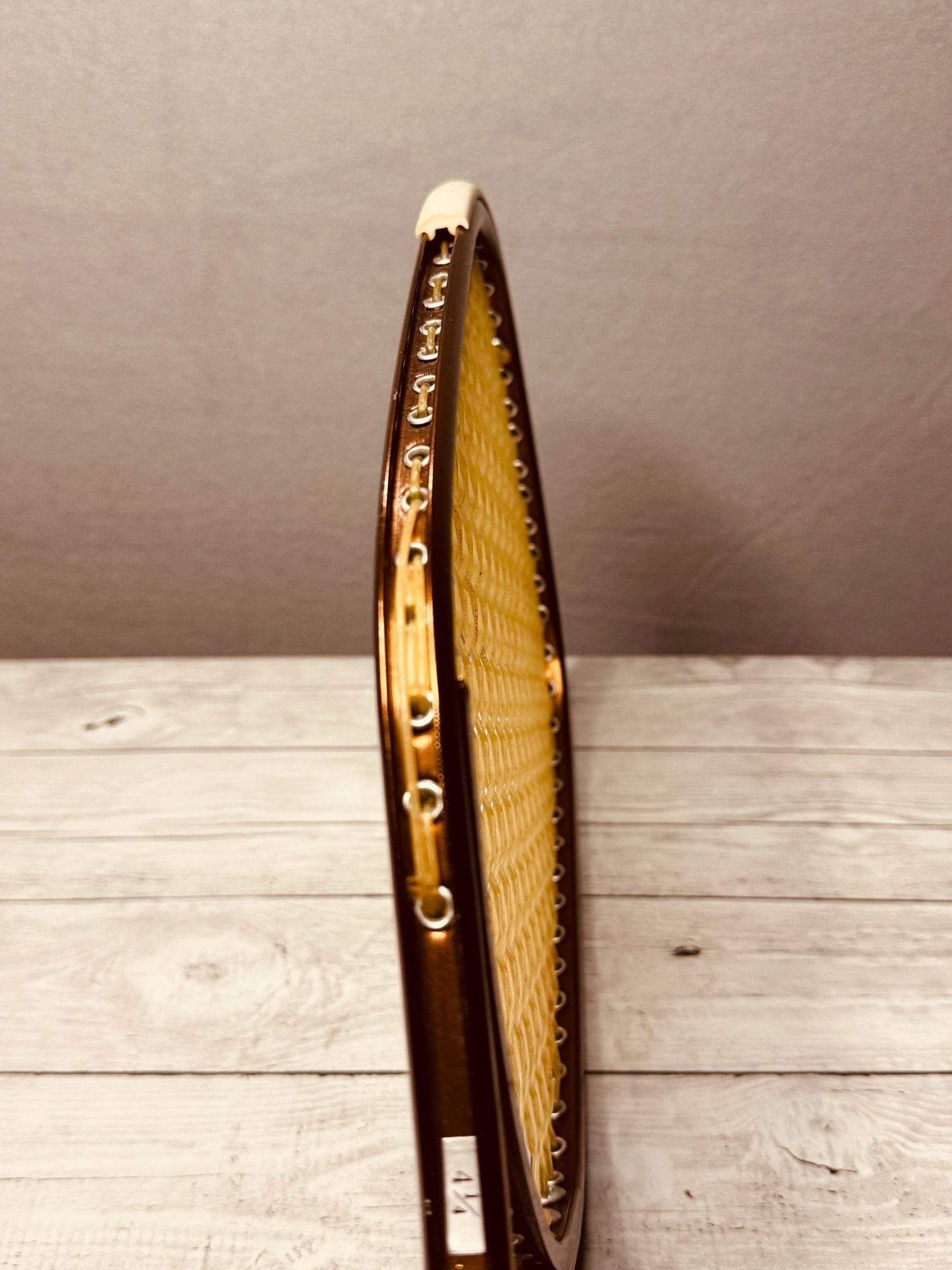 S.S.II Size 4 1/4 Racquetball Racket Brown Vintage 5