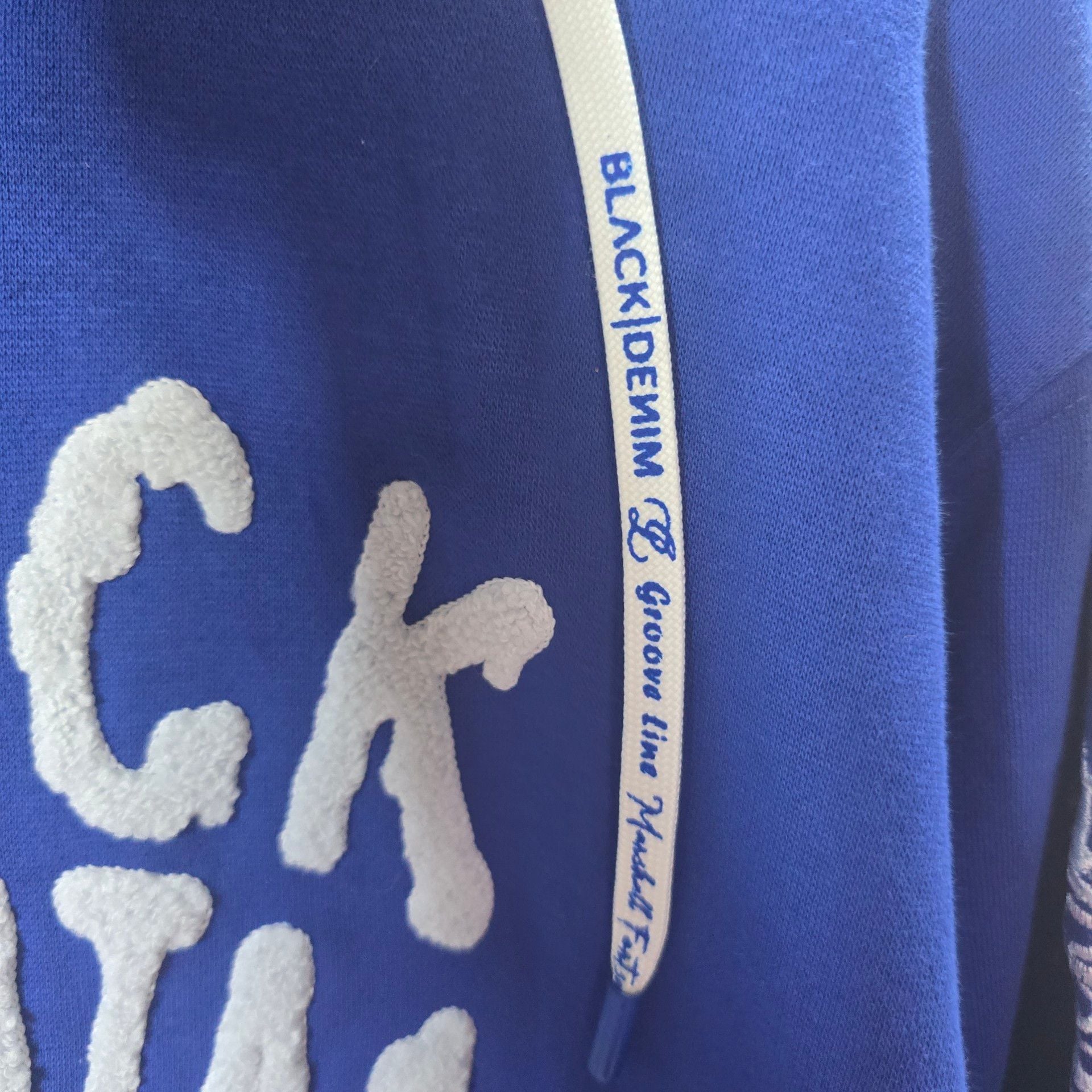 Black Denim Mode Avec Âme Blue Hoodie 6