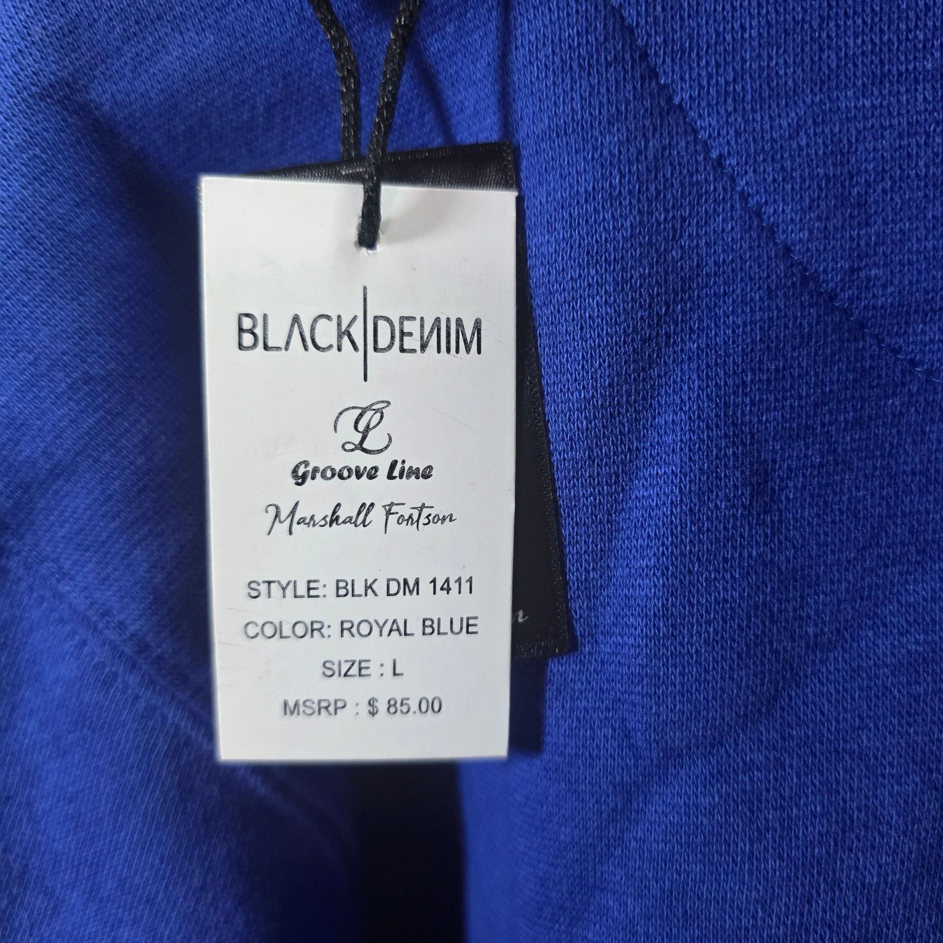 Black Denim Mode Avec Âme Blue Hoodie 7