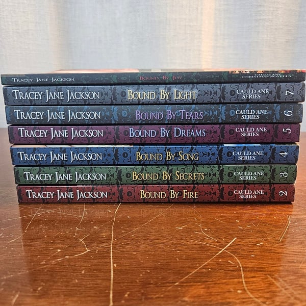 Tracey Jane Jackson Cauld Ane Series 7 Book Lot 2-7 + Bound by Joy Paperbacks