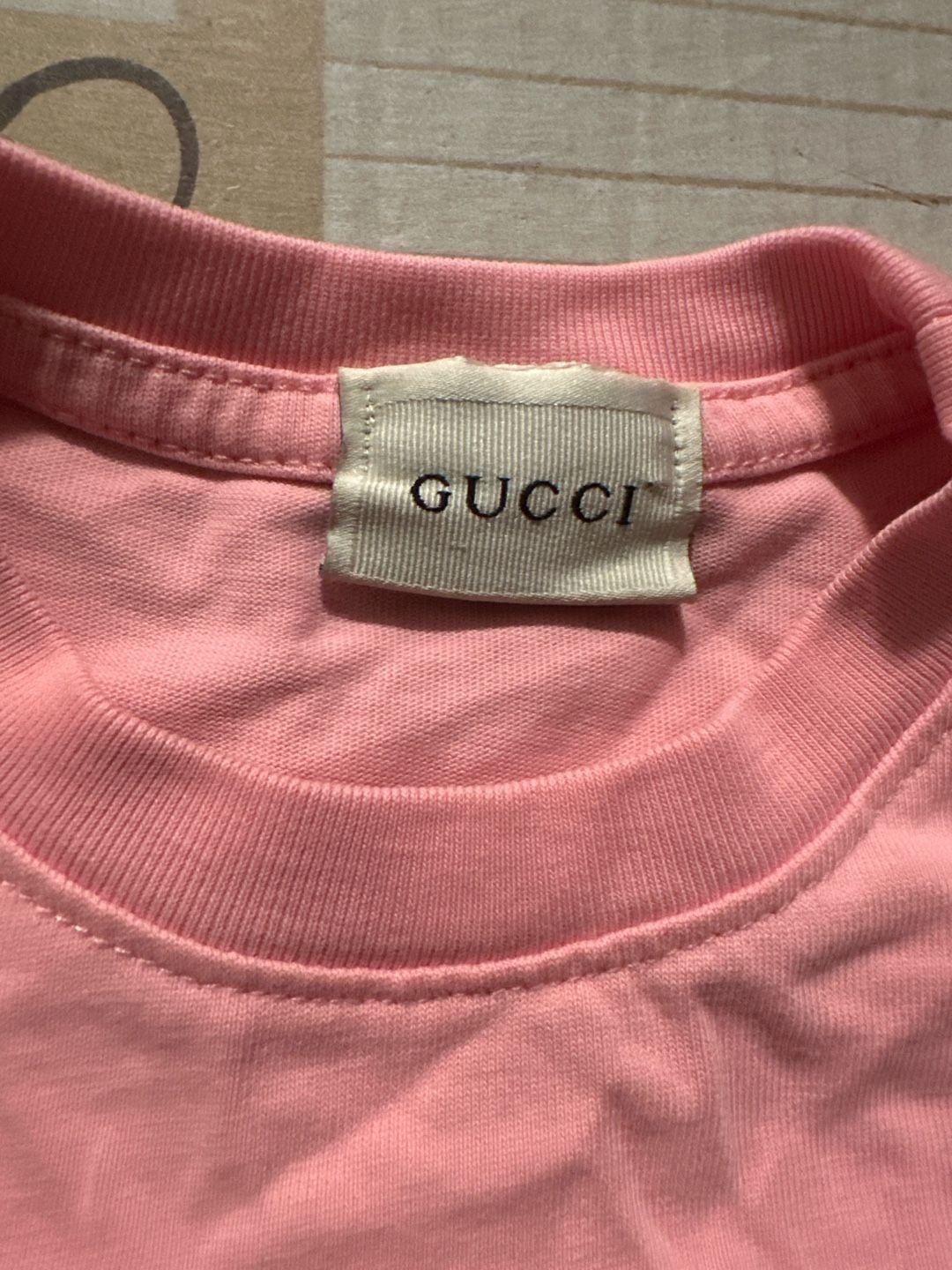 Gucci Kids Graphic T-Shirt Pink Size 2Y 3