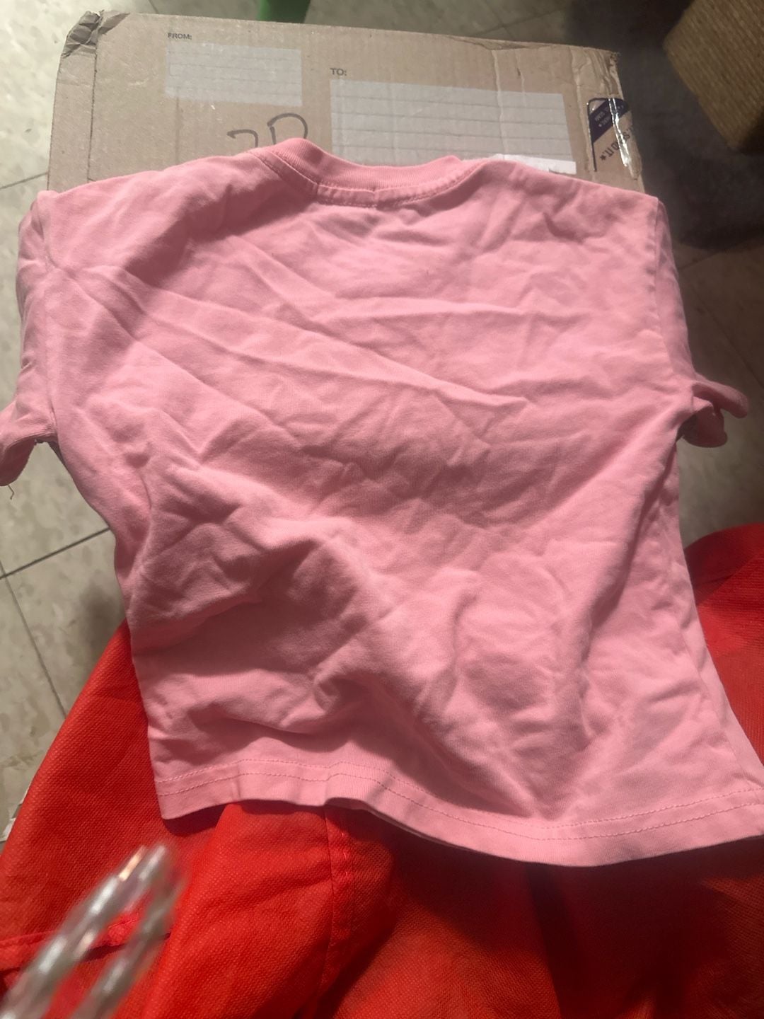 Gucci Kids Graphic T-Shirt Pink Size 2Y 5