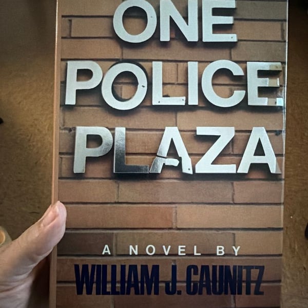 One Police Plaza Novel by William J. Caunitz Hardcover Book