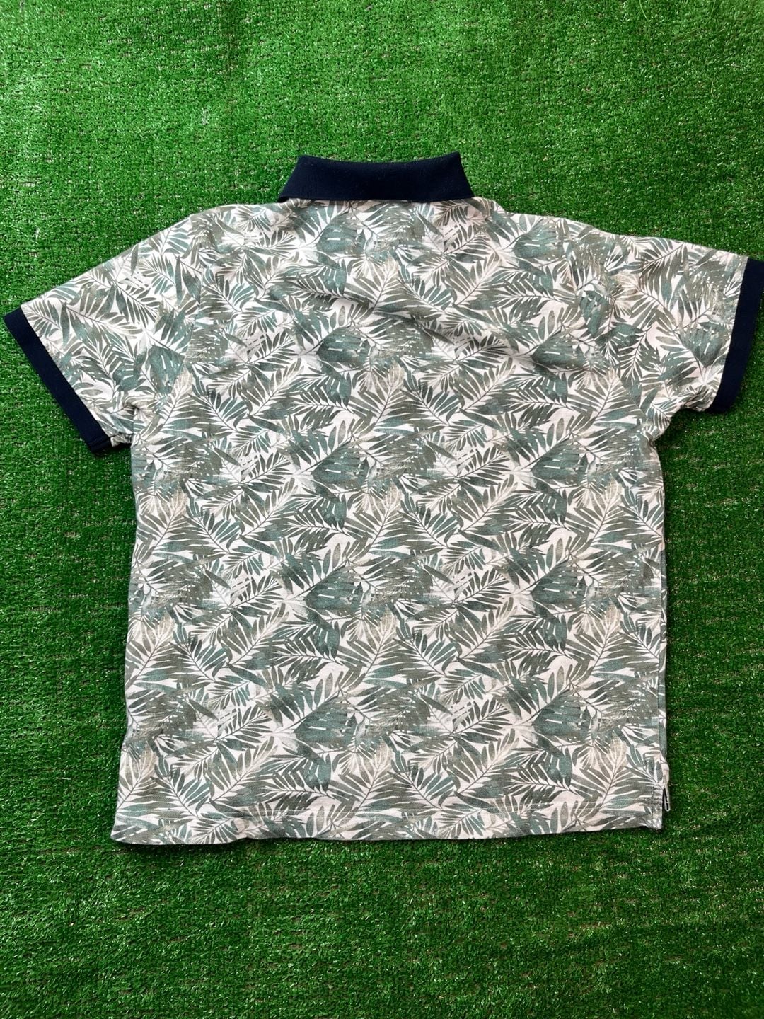Rodd & Gunn Polo Shirt Size XS Green Palm Leaf Print Original Fit 8