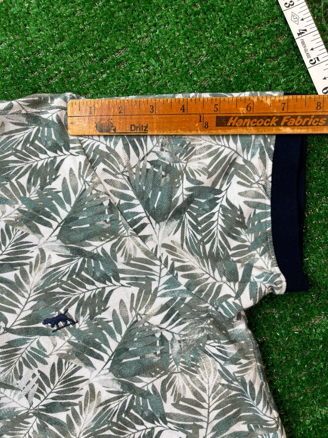 Rodd & Gunn Polo Shirt Size XS Green Palm Leaf Print Original Fit 11